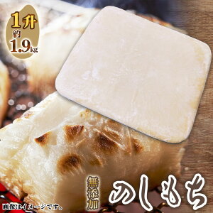 【ふるさと納税】No.514 のしもち1升 / モチ 餅 おもち 伸し餅 伸餅 国産 佐賀県産 ヒヨクモチ 無添加 カット済 送料無料 愛知県