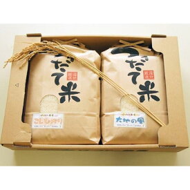 【ふるさと納税】令和5年産特別栽培米コシヒカリ・大地の風　白米3kg×2