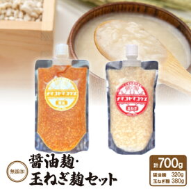 【ふるさと納税】無添加　醤油麹・玉ねぎ麹セット【配送不可地域：離島】【1468066】