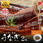 うなぎ 西尾 三河産 一色産 うなぎ 蒲焼き 【特大サイズ2尾 ＋ きざみうなぎ 2食入りセット (長焼き 2尾400g ＋ きざみうなぎ50g×2食)】U022-19【冷凍便】うなぎの兼光 国産 ウナギ 鰻 愛知県産 西尾一色産 MB