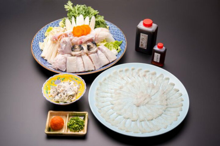 楽天市場 ふるさと納税 60 101 てっさ てっちり大皿セット 3人前 日本料理 関西 ふぐ ふく フグ鍋 てっさ てっちり 鍋 ふぐ鍋 3人前 お取り寄せ 捌きたて グルメ 冷蔵 新鮮 愛知 岐阜 尾張 名古屋 愛知県 愛知県犬山市