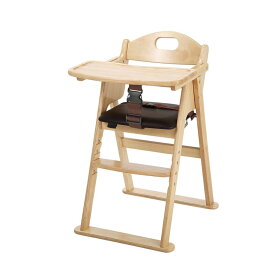 【ふるさと納税】カトージ 木製ワイドハイチェア ステップ切り替え（アジャスター付） （ナチュラル） | カトージ KATOJI 子ども 赤ちゃん 幼児 椅子 ブランド 子育て 家具 折りたたみ ハイチェア キッズチェア チャイルドチェア 木製 子供用 ナチュラル テーブル