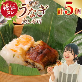 【ふるさと納税】 うなぎ うなぎ蒸し寿司 5個セット [きむらや 愛知県 江南市 ko23btu640002] 鰻 ウナギ 蒸し寿司 海老 えび エビ 5袋 冷凍 寿司 だし風味 錦糸卵 大葉 きゃらぶき 和食 贅沢 おうちごはん