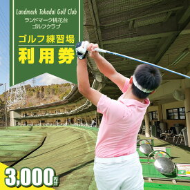 【ふるさと納税】ゴルフ練習場 利用券3,000円分