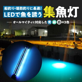 【ふるさと納税】船釣 堤防 釣り 最適 高輝度 3色 LED z029-20m オールマイティ 集魚灯 ライト 水中ライト LEDライト ポータブル USB 夜焚き 遊漁 海釣り 魚釣り イカ釣り アジ釣り 魚 反応 でんらい アウトドア 愛知県 小牧市 送料無料