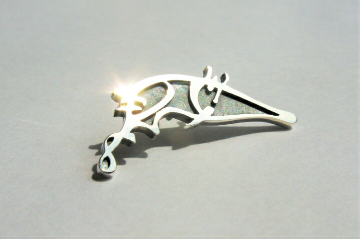 楽天市場 ふるさと納税 織田信長公 麒麟の花押ブローチ 大 愛知県小牧市