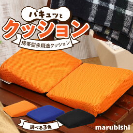 【ふるさと納税】クッション パキュッとクッション カラー選べる 3色 オレンジ ブラック ブルー ピッタリフィット 坐骨サポート 仙骨サポート アンカーサポート ランバーサポート コンパクト 持ち運び便利 愛知県 小牧市 お取り寄せ 送料無料