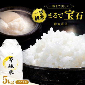 【ふるさと納税】【選べる発送月】一等純米 にこまる 5kg / 米 お米 精米 白米 一等米 愛知県産 国産米 / 稲沢市 / 有限会社ハシモト耕販[BMBP001]