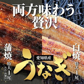 【ふるさと納税】＜着日指定必須＞【特大・国産うなぎ・蒲焼1尾＋白焼1尾】養鰻場を知るこだわり大将の絶品うなぎ