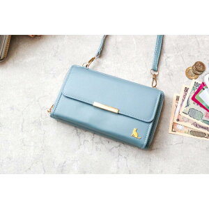 【ふるさと納税】スマホショルダー 財布 ねこ ショルダーウォレット スマホポシェット スマホポーチ 猫