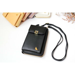 【ふるさと納税】お財布ショルダー スマホショルダー スマホポーチ 猫 スマホポシェット