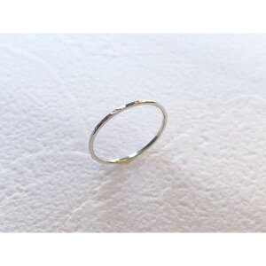 【ふるさと納税】シルバー 丸つち目 極細リング(ハンドメイド)【サイズ:1号〜12号】 | アクセ ファッション 人気 おすすめ 送料無料