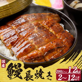【ふるさと納税】国産 うなぎ 長焼き 【選べる尾数 1尾 約200g 】備長炭で焼きました 日本産うなぎ 真空パック 鰻 ふっくら ぱりぱり 和食 高級食材 グルメ お取り寄せ 特大サイズ 美味しい 日本食 土用丑の日 送料無料