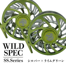 【ふるさと納税】Wild Spec/SS.Series シルバー×ライムグリーン【選べるサイズ】リール 【右巻き・左巻き 選択可】フライフィッシングも楽しむことができるリール 釣り具 釣具 つり 釣り用品 フィッシングギア 送料無料