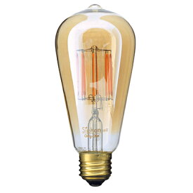 【ふるさと納税】アンティーク型フィラメントLED電球Siphonサイフォン「Edisonエジソン」　【インテリア・雑貨・日用品】