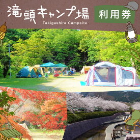 【ふるさと納税】《年内配送》滝頭公園キャンプ場利用券 キャンプ場 キャンプ アウトドア 薪 デイキャンプ 宿泊 桜 四季 自然 山 散歩 ジョギング 田原市 人気 渥美半島 愛知県