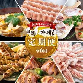 【ふるさと納税】渥美半島の恵み ブランド豚・地鶏 定期便 全6回 ( 名古屋コーチン 親子丼 ブランド豚 ハム ソーセージ 田原ポーク 地鶏 やきとり しゃぶしゃぶ 豚肉 豚 小分け 個包装 食べ比べ 惣菜 6ヶ月 地鶏 ブランド豚 簡単調理 冷凍 冷凍食品 高評価 6万円 60000円