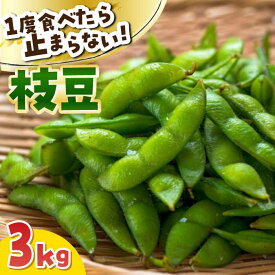 【ふるさと納税】＼産地直送／愛西市産 枝豆3kg 野菜 枝豆 おつまみ 愛西市／お米の三輪[AECM004]