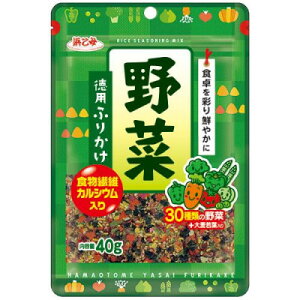 【ふるさと納税】浜乙女 徳用ふりかけ 野菜 40g (10個セット)【1629570】