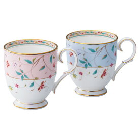 【ふるさと納税】ノリタケ【花更紗】マグカップペア(色変わり)【1469247】