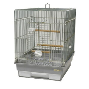 【ふるさと納税】HOEIの鳥かご 小鳥用手のりケージ 21手のりG フロスティグレー【1664261】