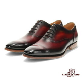 【ふるさと納税】madras(マドラス)の紳士靴 バーガンディー 25.5cm M777【1375441】