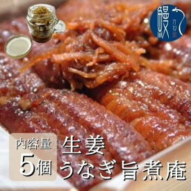 【ふるさと納税】生姜 うなぎ旨煮庵 5個 セット 計400g 80g×5個 かね梅 鰻 ウナギ うなぎ 生姜煮 佃煮 甘辛 蒲焼 丑の日 国産 三河一色産 炭火焼き 手焼き お茶漬け おつまみ お酒 アテ 珍味 グルメ 人気 ギフト 贈答 送料無料 愛知県 【 蟹江町 】
