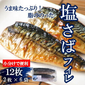 【ふるさと納税】 塩 さば フィレ 12枚 ( 2枚 × 6袋 ) ( ふるさと 納税 サバ ふるさと納税 さば ふるさと納税 鯖 ふるさと納税 塩サバ ふるさと納税 冷凍サバ ふるさと納税 ノルウェー サバ ふるさと サバ ふるさと納税塩サバ 切り身 おかず 惣菜 小分け ) 愛知県 南知多町