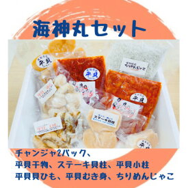 【ふるさと納税】 海神丸 セット 8種 平貝 ( チャンジャ × 2 ・ ステーキ 貝柱 ・干物 ・ 小柱 ・ 貝ひも ・ むき身 ) ・ ちりめん じゃこ 海鮮 魚介 貝 冷凍 愛知県 南知多町 人気 おすすめ 【配送不可地域：離島】