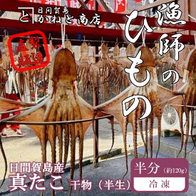 【ふるさと納税】 訳あり たこ 干物 半分 約120g ( ふるさと納税 たこ ふるさと納税 タコ ふるさと納税 真蛸 ふるさと納税 蛸 ふるさと納税 干物 ふるさと納税 ひもの ふるさと納税 日間賀島 ふるさと納税 日間賀 ふるさと納税 産地直送 )【配送不可地域：離島】