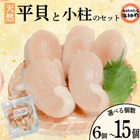 【ふるさと納税】 平貝と小柱のセット 選べる 個数 6個~15個 冷凍 平貝 タイラギ 貝 魚貝類 魚貝 タイラガイ 魚介 貝類 冷凍 魚貝類 魚貝 刺し身 魚介 貝類 愛知県 南知多町