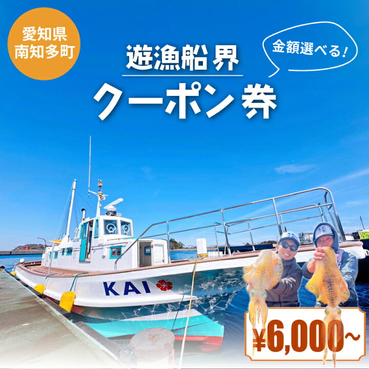 楽天市場】【ふるさと納税】 金額選べる 遊漁船界 クーポン券 6,000円 