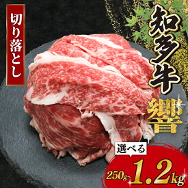 【ふるさと納税】 容量選べる 知多牛 切り落とし 250g～1.2kg 冷凍 知多牛響 切り落とし 小分け パック 約1kg きりおとし 肉 牛肉 ふるさと納税切り落とし 切落し