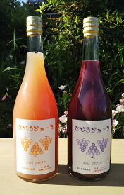 【ふるさと納税】【New】幸田町産ぶどう使用100％ジュース2種詰め合わせ ( 720ml × 2本 ) 無添加 無糖 無加水 巨峰ベリーA デラウェア 送料無料