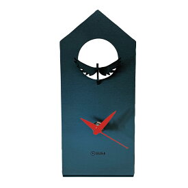 【ふるさと納税】GRAVIRoN Bird Clock 置き時計 ハト 黒皮鉄 時計 置時計 おしゃれ アナログ インテリア 小型 卓上 雑貨 アンティーク 送料無料