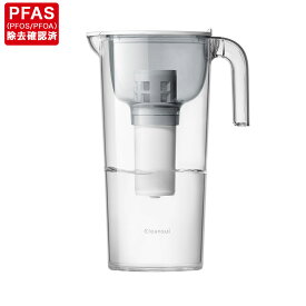 【ふるさと納税】クリンスイ ポット型 浄水器 本体 CP503-GR 水 お水 家庭用 ろ過 浄水器 ポット 整水器 キッチン 新生活 おいしい水 カートリッジ付き 省スペース コンパクト 送料無料