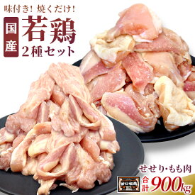 【ふるさと納税】田口塩鶏 国産 若鶏味付け肉 2種セット（せせり・もも肉）合計900g もも肉 500g せせり 400g 塩ダレ 味付け肉 鶏肉 鶏 肉 バーベキュー 味付け肉 大容量 焼くだけ 焼肉 焼き鳥 奥三河どり 10000円 10,000円 10000 -171