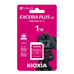yӂ邳Ɣ[ŁzLINVAiKIOXIAjEXCERIA PLUS G2 SDXC UHS-IJ[h@1TB@SDXCJ[h Class10 UHS-I U3 A1 V30 Ή (ǍxF100MB/s^xF90MB/s) PN: KSDH-B001T JAN: 4582563858909