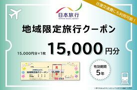 【ふるさと納税】日本旅行地域限定旅行クーポン 15,000円分