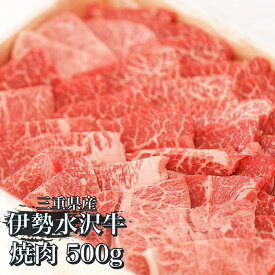 【ふるさと納税】伊勢水沢牛 焼き肉用　500g