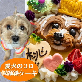 【ふるさと納税】犬用似顔絵ケーキ・アレルギー対応・獣医師監修