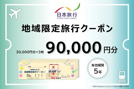 【ふるさと納税】1338 日本旅行地域限定旅行クーポン　90,000円分