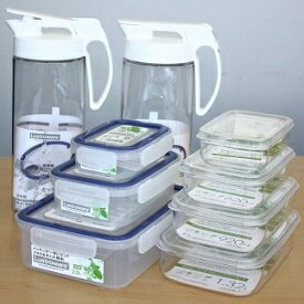 【ふるさと納税】Lustroware冷水筒・保存容器詰合せセット【岩崎工業】