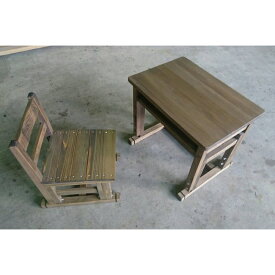 【ふるさと納税】木製児童用机椅子セット【限定150セット／年】