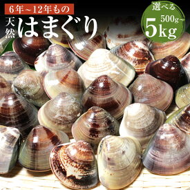 【ふるさと納税】＜選べる内容量＞【指定日必須】桑名産天然はまぐり 6年～12年もの 500g / 1kg / 2kg / 3kg / 5kg はまぐり ハマグリ 蛤 魚貝類 水産物 海鮮 料理 グルメ ギフト 贈り物 贈答 冷蔵 国産 三重県 桑名市 送料無料