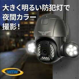 【ふるさと納税】監視・防犯カメラ 屋外 家庭用 夜間フルカラー ゴマちゃん防犯灯 WTW-E1856GBX