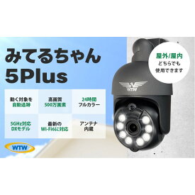 【ふるさと納税】みてるちゃん5Plus2 ガンメタ 防犯カメラ 監視カメラ 屋外 家庭用WTW-EGDRY388GBX2