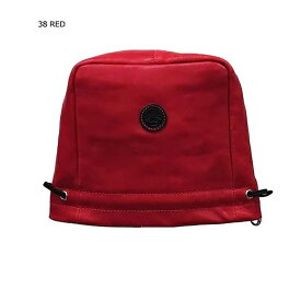 【ふるさと納税】木の庄帆布 公式 国産レザーアイアンカバー 本革 総革 KinoshoTRANSIT　 K-KHG-W-IR01M-（C/#38 レッド / ブラック）　ゴルフ アイアンカバー