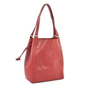 【ふるさと納税】レディース本革バッグLサイズ 7M6-1012P（・レッド）