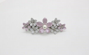 【ふるさと納税】I-82あこや真珠バレッタ